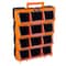 Stalwart Plastic Storage Drawers - 12-Bin Organizer for Hardware or Crafting by Black 75-TSBS-G-2019 - alternate 1